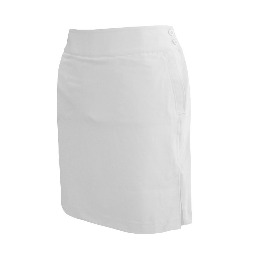 Monterey Club Women's Ultimate Links Golf Skort Petite #877P (Optical White, Size:2)
