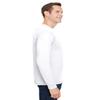 Bayside Unisex Union-Made Long-Sleeve Pocket Crew T-Shirt 4XL WHITE view 3