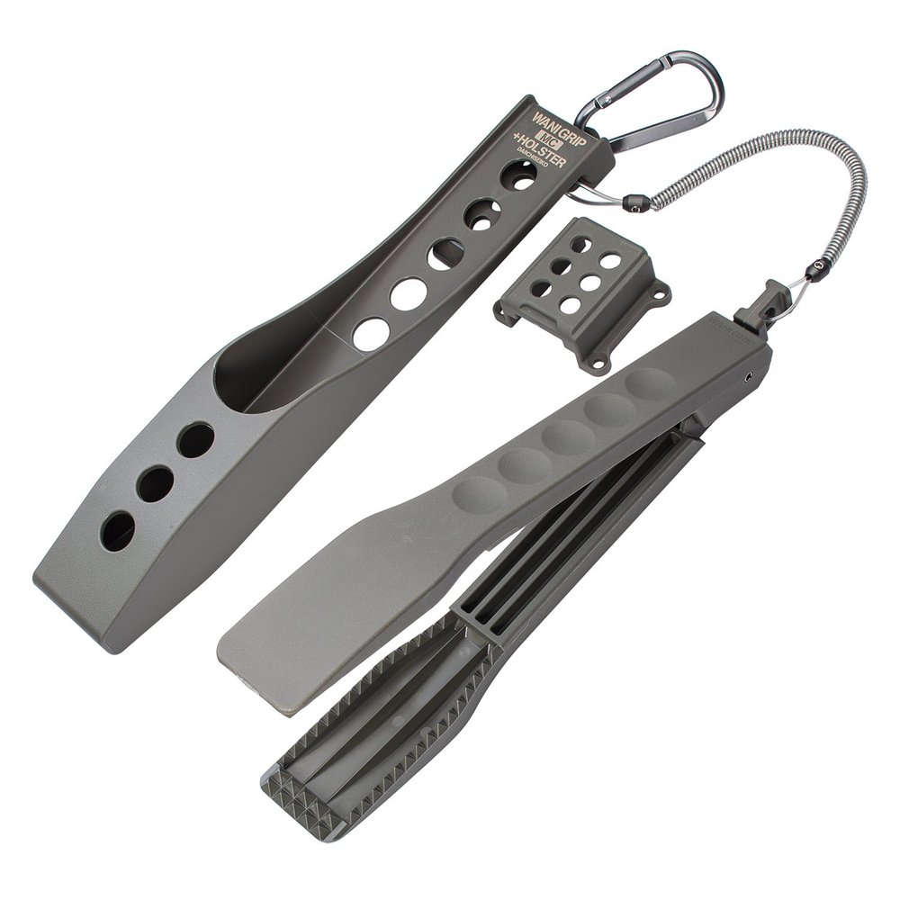Daiichi Seiko Fish Grip Alligator Grip Mini MC+ Holster Foliage Green Fish Clip Fishing Pliers Fishing Grip Fishing