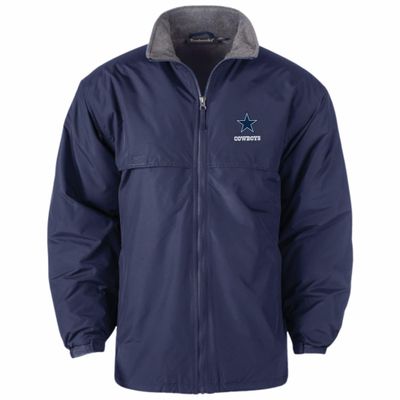 Dunbrooke Men's Navy Dallas Cowboys Triumph Fleece Full-Zip Jacket