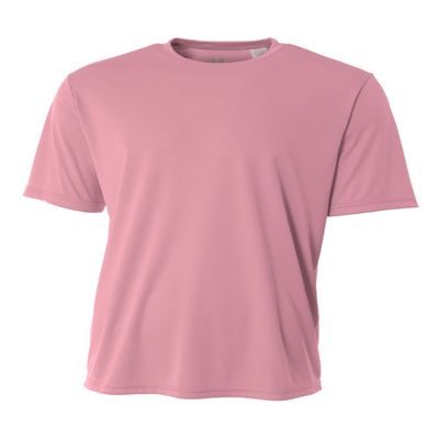 Authentic Sports Shop Pink Adult 4X Short Sleeve Wicking Cool & Comfortable Shirt/Undershirt