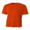 Authentic Sports Shop Athletic Orange Adult 4X Short Sleeve Wicking Cool & Comfortable Shirt/Undershirt view 1
