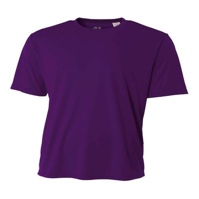 Authentic Sports Shop Purple Adult Small Short Sleeve Wicking Cool & Comfortable Shirt/Undershirt