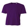 Authentic Sports Shop Purple Adult Large Short Sleeve Wicking Cool & Comfortable Shirt/Undershirt view 1