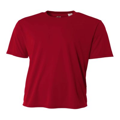 Authentic Sports Shop Cardinal Adult Large Short Sleeve Wicking Cool & Comfortable Shirt/Undershirt