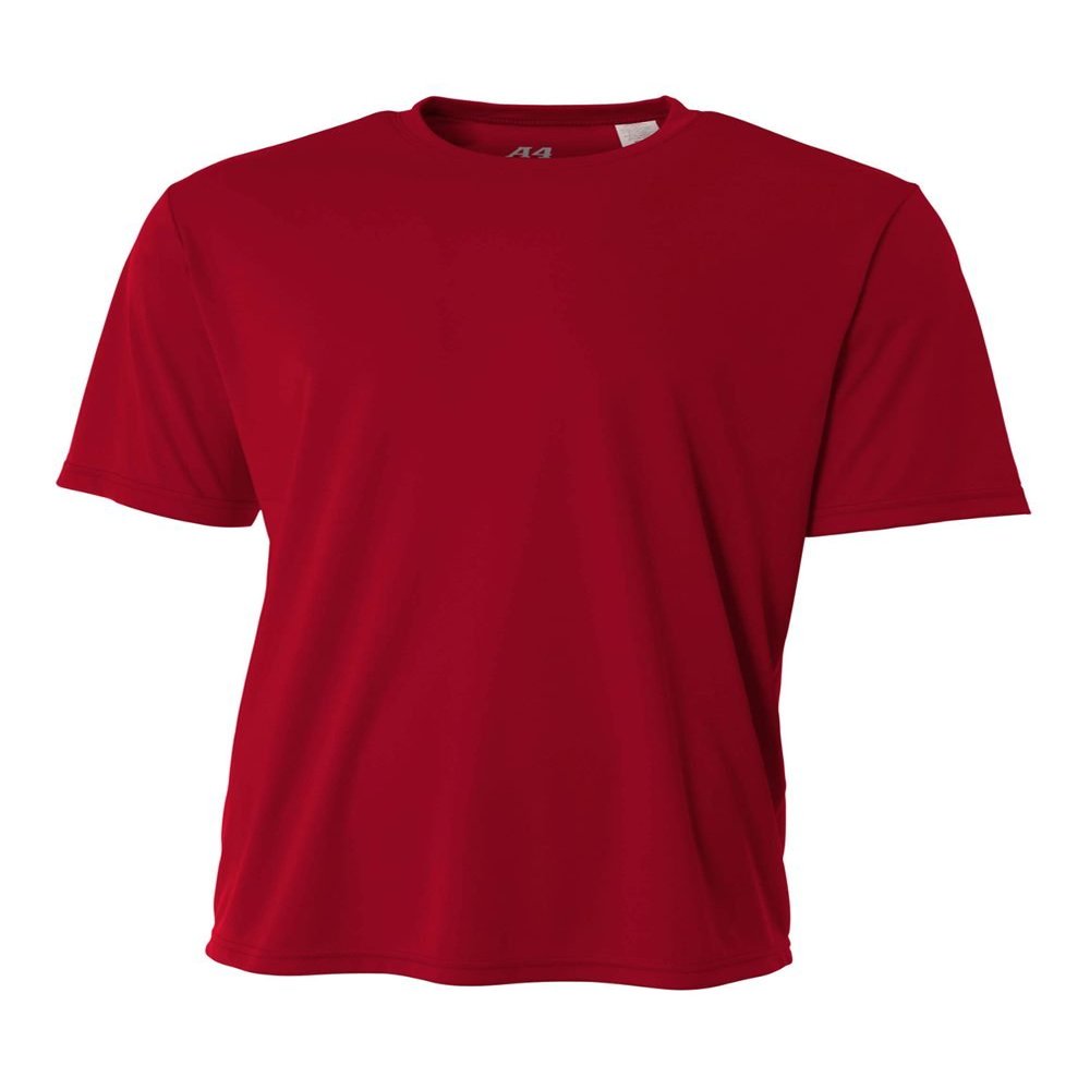 Authentic Sports Shop Cardinal Adult Large Short Sleeve Wicking Cool & Comfortable Shirt/Undershirt