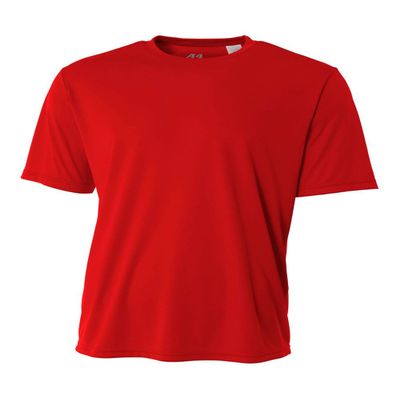 Authentic Sports Shop Red Adult Small Short Sleeve Wicking Cool & Comfortable Shirt/Undershirt