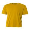 Authentic Sports Shop Gold Adult 2X Short Sleeve Wicking Cool & Comfortable Shirt/Undershirt view 1