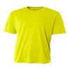 Authentic Sports Shop Bright Power Yellow Adult 2X Short Sleeve Wicking Cool & Comfortable Shirt/Undershirt view 1