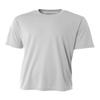 Authentic Sports Shop Silver Adult 3X Short Sleeve Wicking Cool & Comfortable Shirt/Undershirt view 1