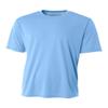 Authentic Sports Shop Light Colubmbia Blue Adult 2X Short Sleeve Wicking Cool & Comfortable Shirt/Undershirt view 1