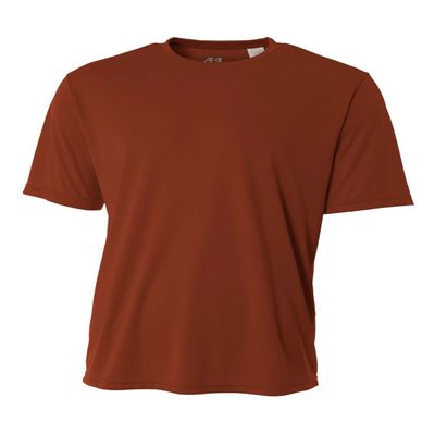 Authentic Sports Shop Texas Dark Orange Adult XL Short Sleeve Wicking Cool & Comfortable Shirt/Undershirt