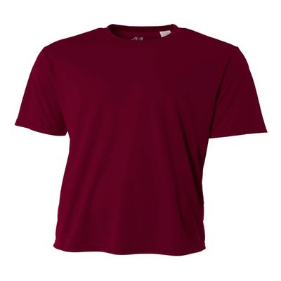 Authentic Sports Shop Maroon Adult 4X Short Sleeve Wicking Cool & Comfortable Shirt/Undershirt