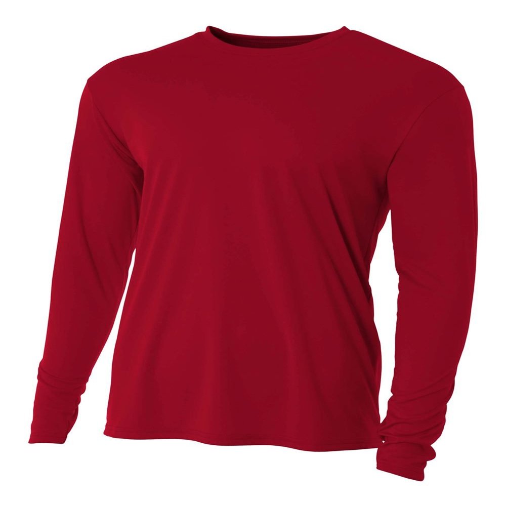 Authentic Sports Shop Cardinal Adult XL Long Sleeve Wicking Cool & Comfortable Shirt/Undershirt