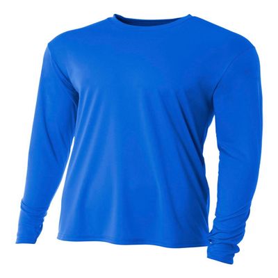 Authentic Sports Shop Royal Blue Adult Medium Long Sleeve Wicking Cool & Comfortable Shirt/Undershirt