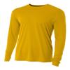 Authentic Sports Shop Gold Adult XL Long Sleeve Wicking Cool & Comfortable Shirt/Undershirt view 1