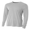 Authentic Sports Shop Silver Adult XL Long Sleeve Wicking Cool & Comfortable Shirt/Undershirt view 1