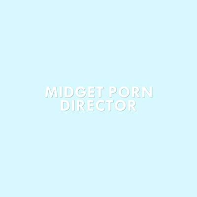 Midget Porn Director - Vinyl Decal Sticker - 12" x 2.75" - White