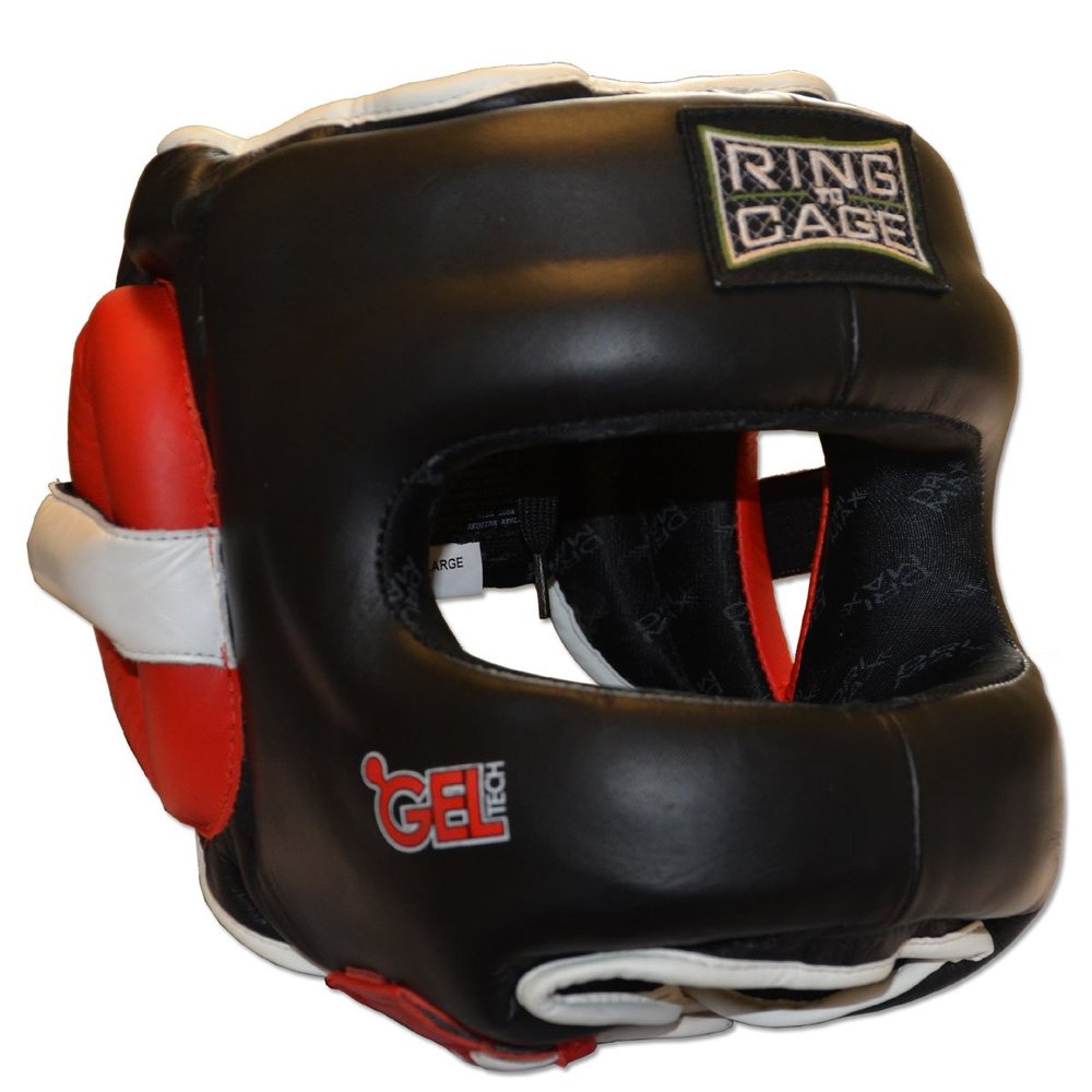 Deluxe Full Face GelTech Sparring Headgear 2.0 (Large)