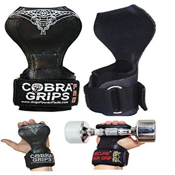 Cobra Grips PRO Weight Lifting Straps Power Lifting Grip Pad 2 Gloves Wrap