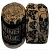 Ring to Cage Handwraps Mexican Style Stretchable- Patterned 180" (Black Skull) view 2