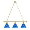 HBS New York Rangers 3 Shade Billiard Light with Brass Fixture by The Holland Bar Stool Co. view 1