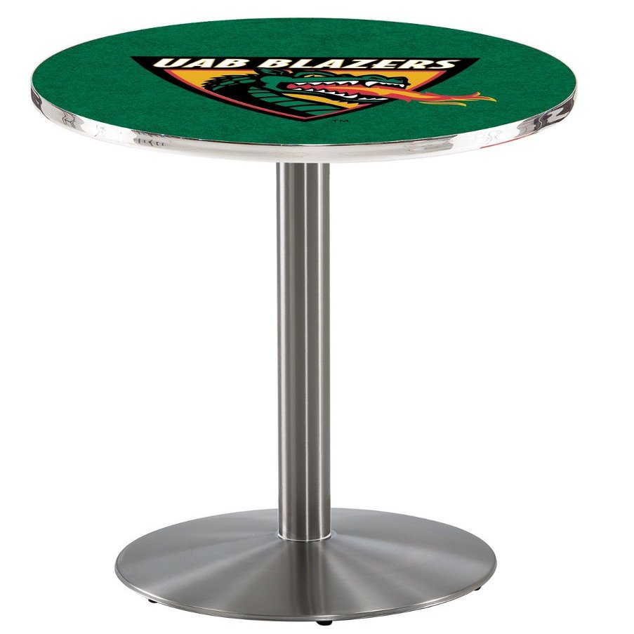 HBS L214-42" Stainless Steel UAB Pub Table by Holland Bar Stool Co.