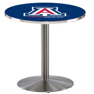 HBS L214-42" Stainless Steel Arizona Pub Table by Holland Bar Stool Co.