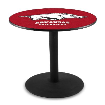 HBS L214-42" Black Wrinkle Arkansas Pub Table by Holland Bar Stool Co.