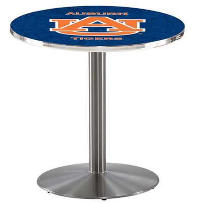HBS L214-42" Stainless Steel Auburn Pub Table by Holland Bar Stool Co.