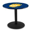 HBS L214-36" Black Wrinkle Cal Pub Table by Holland Bar Stool Co. view 1