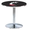 HBS L214-36" Chrome Cincinnati Pub Table by Holland Bar Stool Co. view 1