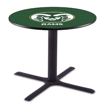 Holland Bar Stool Co. L211-36" Black Wrinkle Colorado State Pub Table