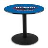HBS L214-42" Black Wrinkle DePaul Pub Table by Holland Bar Stool Co. view 1
