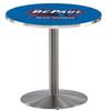 HBS L214-42" Stainless Steel DePaul Pub Table by Holland Bar Stool Co.
