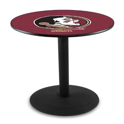 L214-36" Black Wrinkle Florida State (Head) Pub Table by Holland Bar Stool Co.