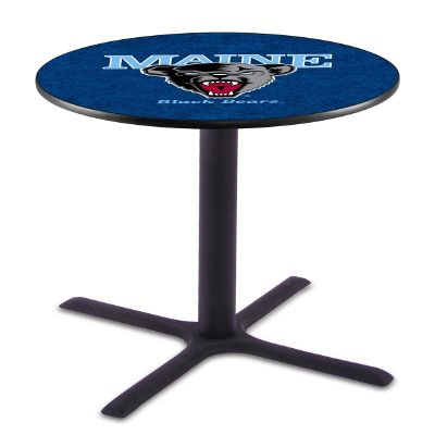 HBS L211-36" Black Wrinkle Maine Pub Table by Holland Bar Stool Co.