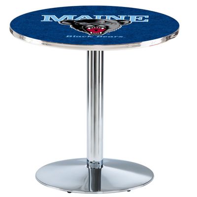 HBS L214-42" Chrome Maine Pub Table by Holland Bar Stool Co.