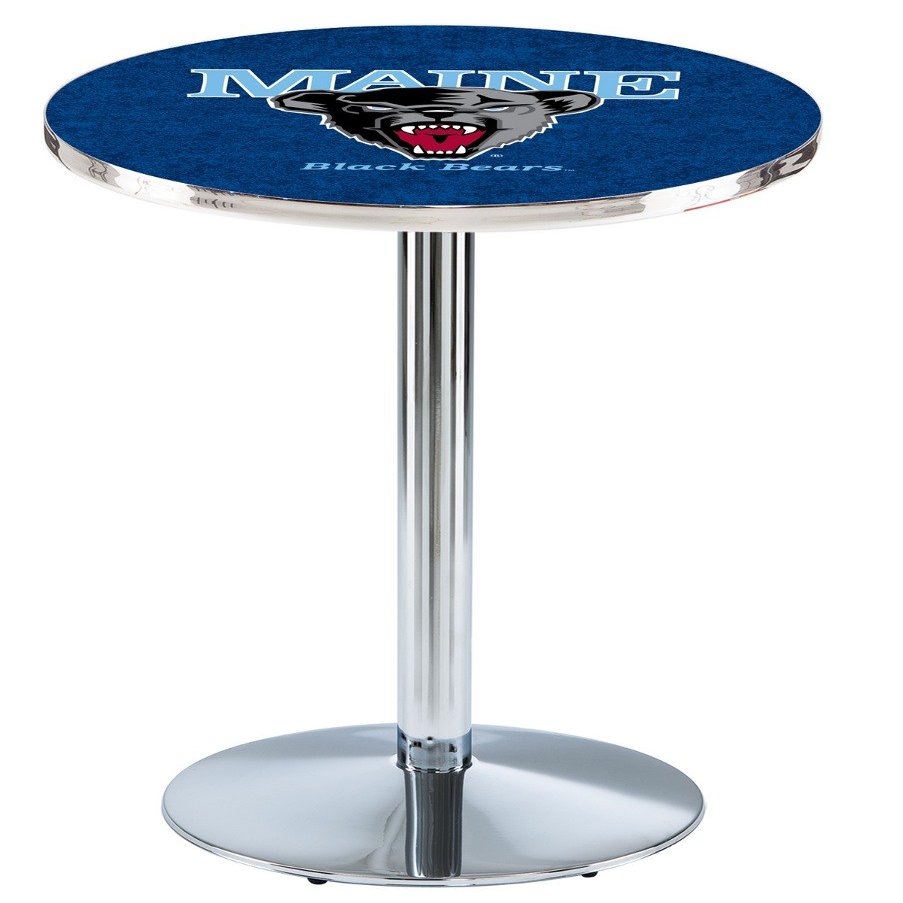 HBS L214-42" Chrome Maine Pub Table by Holland Bar Stool Co.