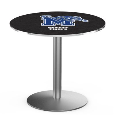 HBS L214-42" Stainless Steel Memphis Pub Table by Holland Bar Stool Co.