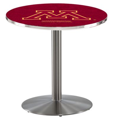HBS L214-42" Stainless Steel Minnesota Pub Table by Holland Bar Stool Co.