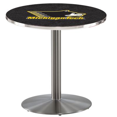 Holland Bar Stool Co. L214-36" Stainless Steel Michigan Tech Pub Table