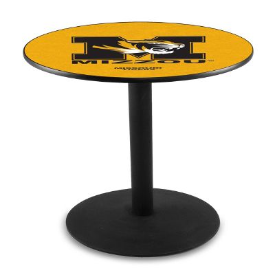 HBS L214-42" Black Wrinkle Missouri Pub Table by Holland Bar Stool Co.