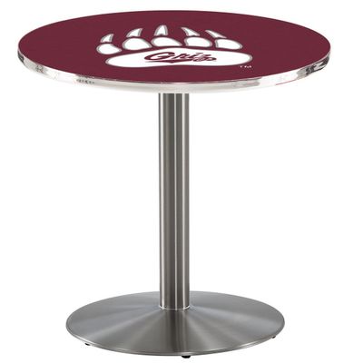 HBS L214-36" Stainless Steel Montana Pub Table by Holland Bar Stool Co.