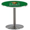HBS L214-42" Stainless Steel Marshall Pub Table by Holland Bar Stool Co.