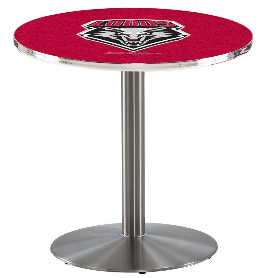 HBS L214-36" Stainless Steel New Mexico Pub Table by Holland Bar Stool Co.