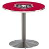 HBS L214-36" Stainless Steel New Mexico Pub Table by Holland Bar Stool Co. view 1