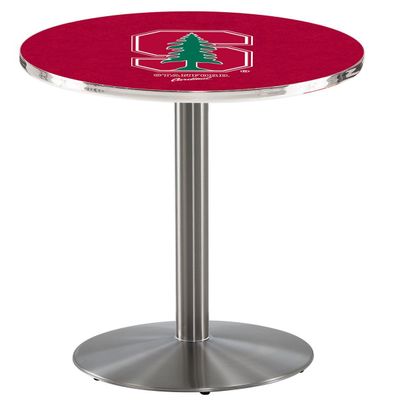 HBS L214-42" Stainless Steel Stanford Pub Table by Holland Bar Stool Co.