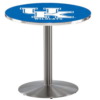 HBS L214-42" Stainless Steel Kentucky UK Pub Table by Holland Bar Stool Co.