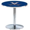 Holland Bar Stool Co. L214-36" Chrome Virginia Pub Table view 1